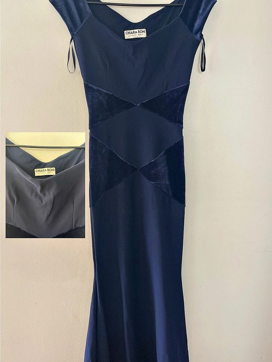 Chiara Boni Dresses & Skirts - Chiara Boni La Petite Robe Women's Blue Maxi Dress Like New